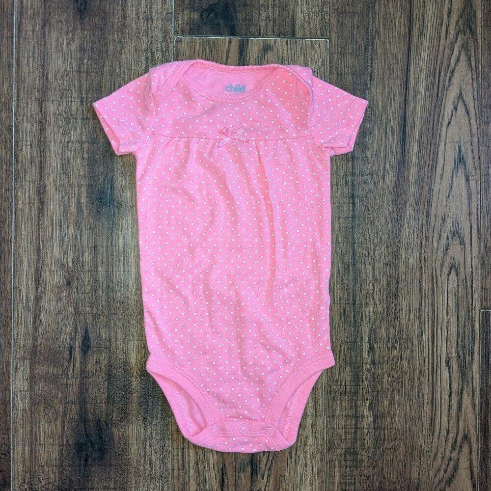 Carter's 3-6M Pink Polka Dot Bodysuit